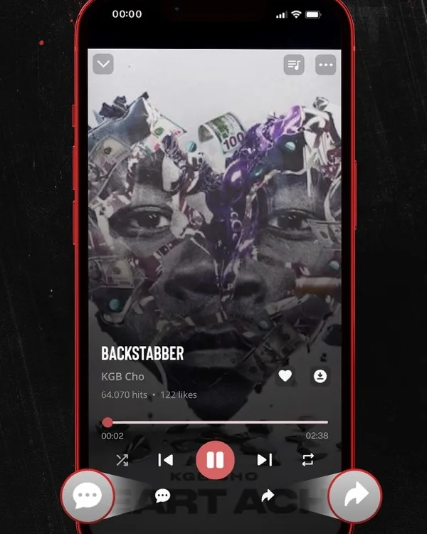 MyMixtapez now-playing screen